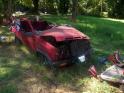 Nissan Pathfinder after crash