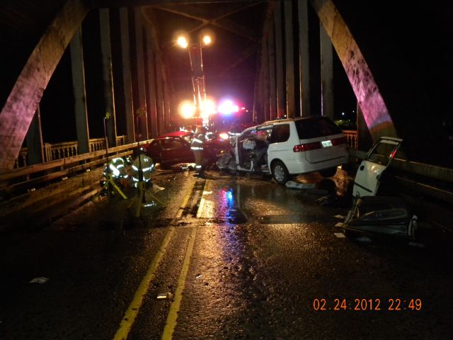 Crash Highway 101 near milepost 64