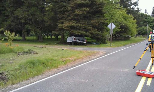 2003 Ford F150 head on with tree Highway 221 2003 Ford F150 head on with tree Highway 221