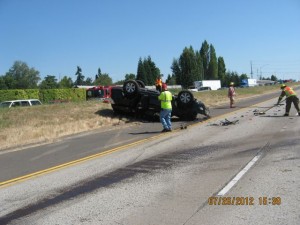 2011 Toyota 4-Runner after rollover